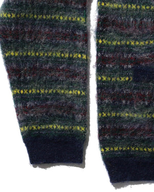  Double Jacquard Fair Isle Cardigan 