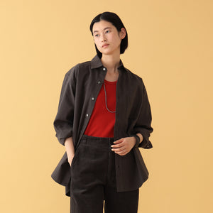  Ebba Silk Nep Overshirt 