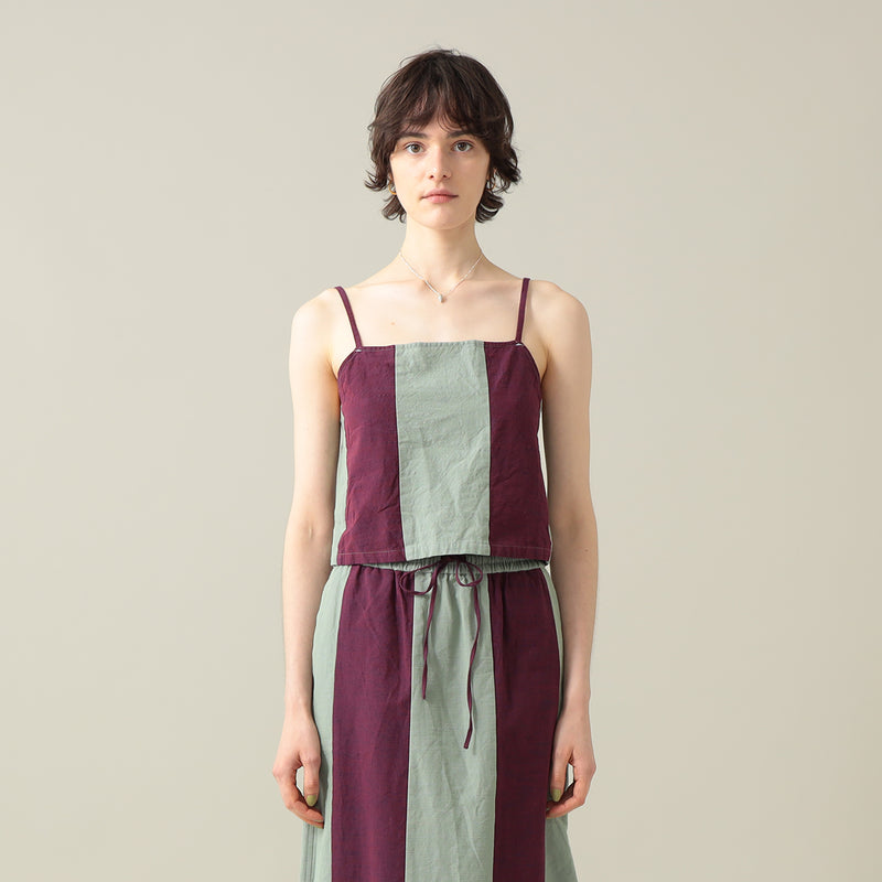 Echo Cropped Aizu Top