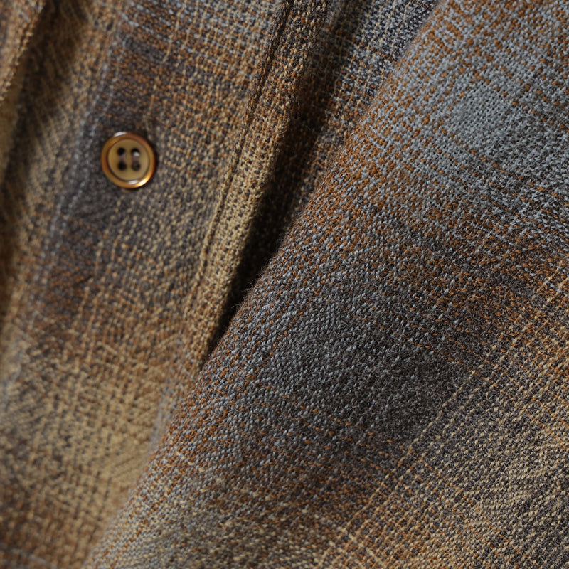 Francis Ombre Hooded Shirt Jacket