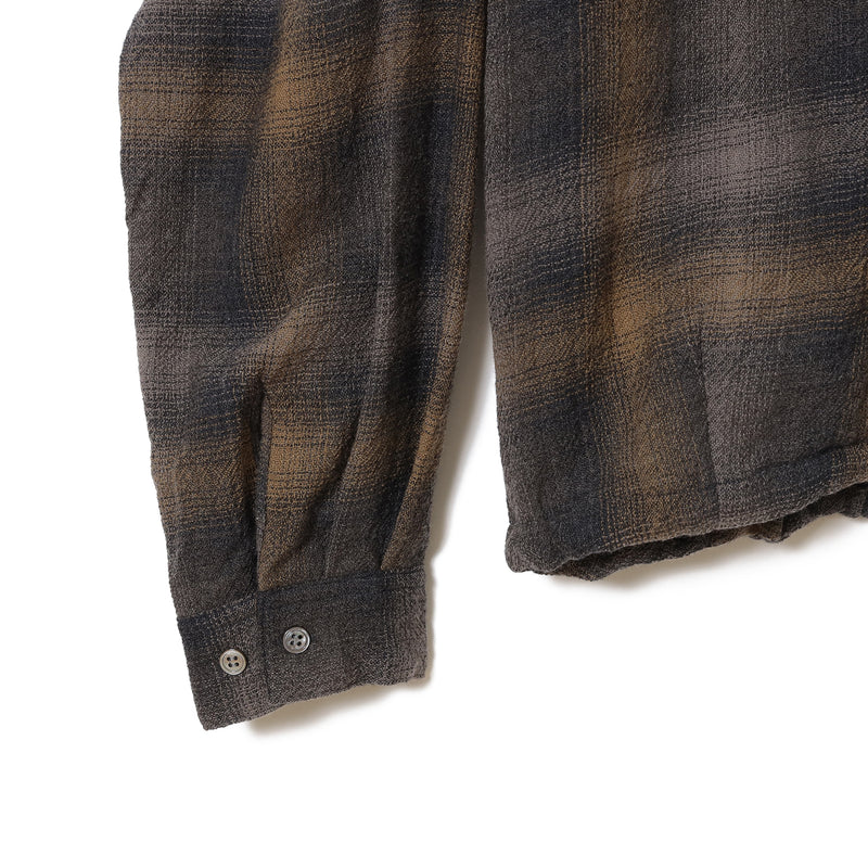 Francis Ombre Hooded Shirt Jacket