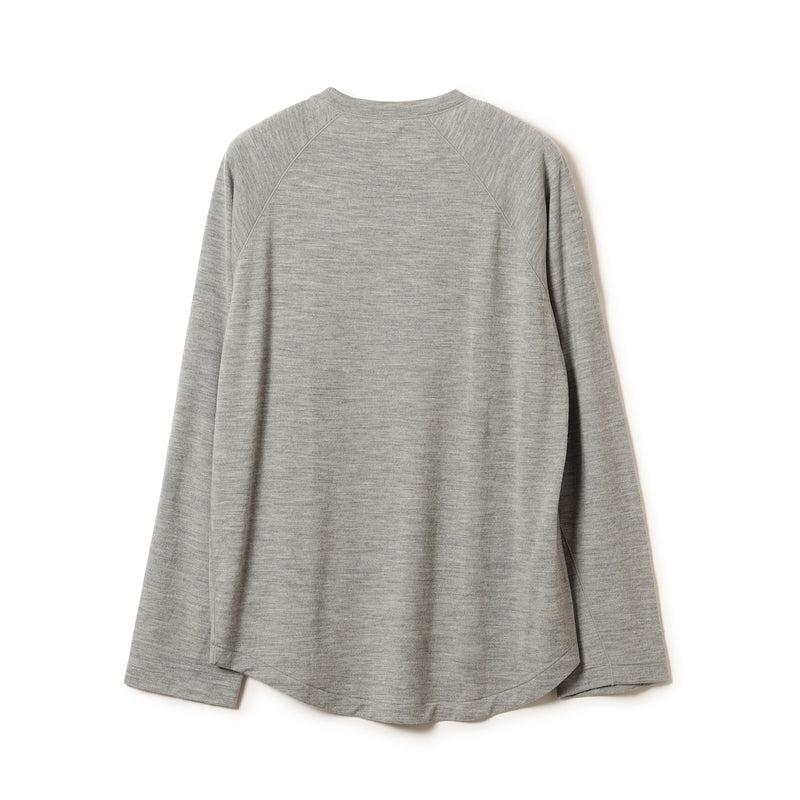 Geoffrey Wool Raglan LS Tee