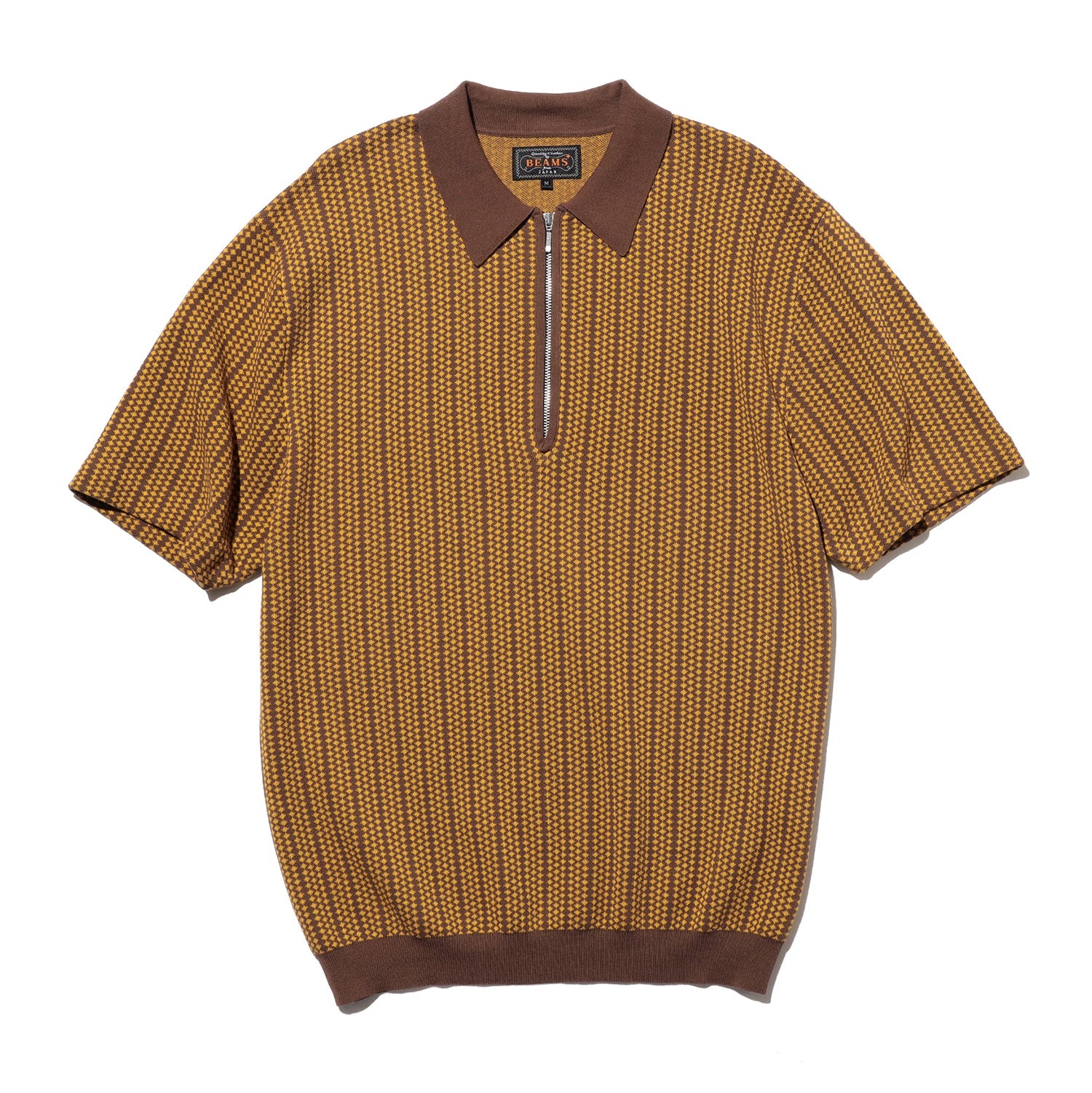 トップス 50s Pilgrim PoloShirt Half Zip Knit Polo Shirt