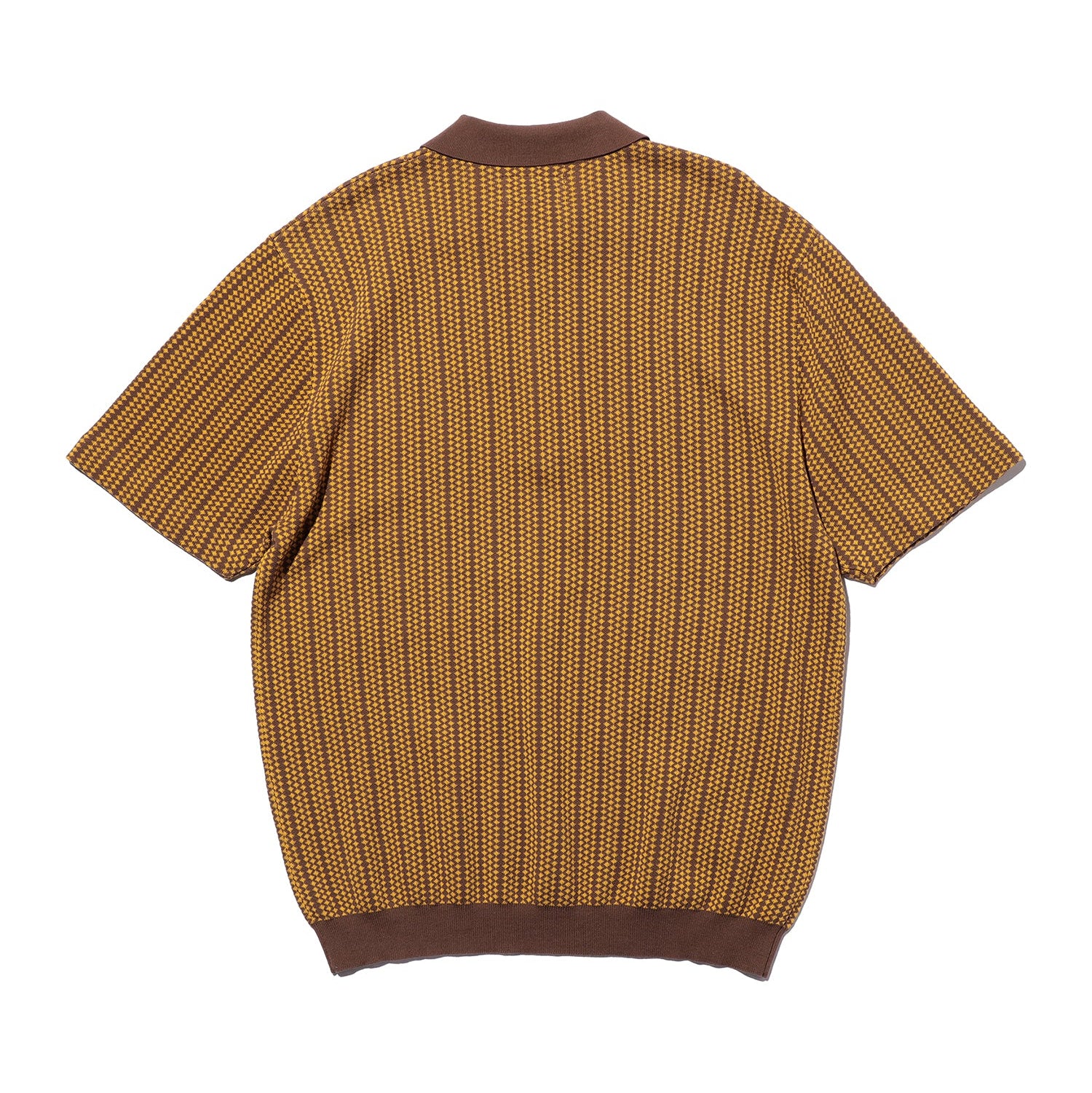 Half Zip Knit Polo Shirt