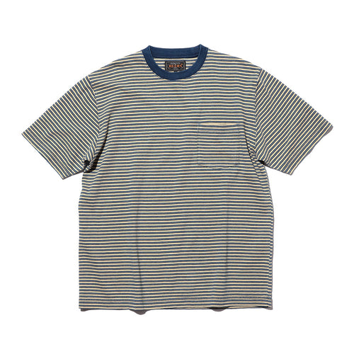 Indigo Stripe Pocket Tee