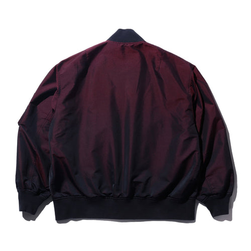 Iridescent Twill Military Flight Jacket