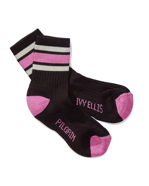  Ivy Ellis for Pilgrim Vintage Sport Sock 