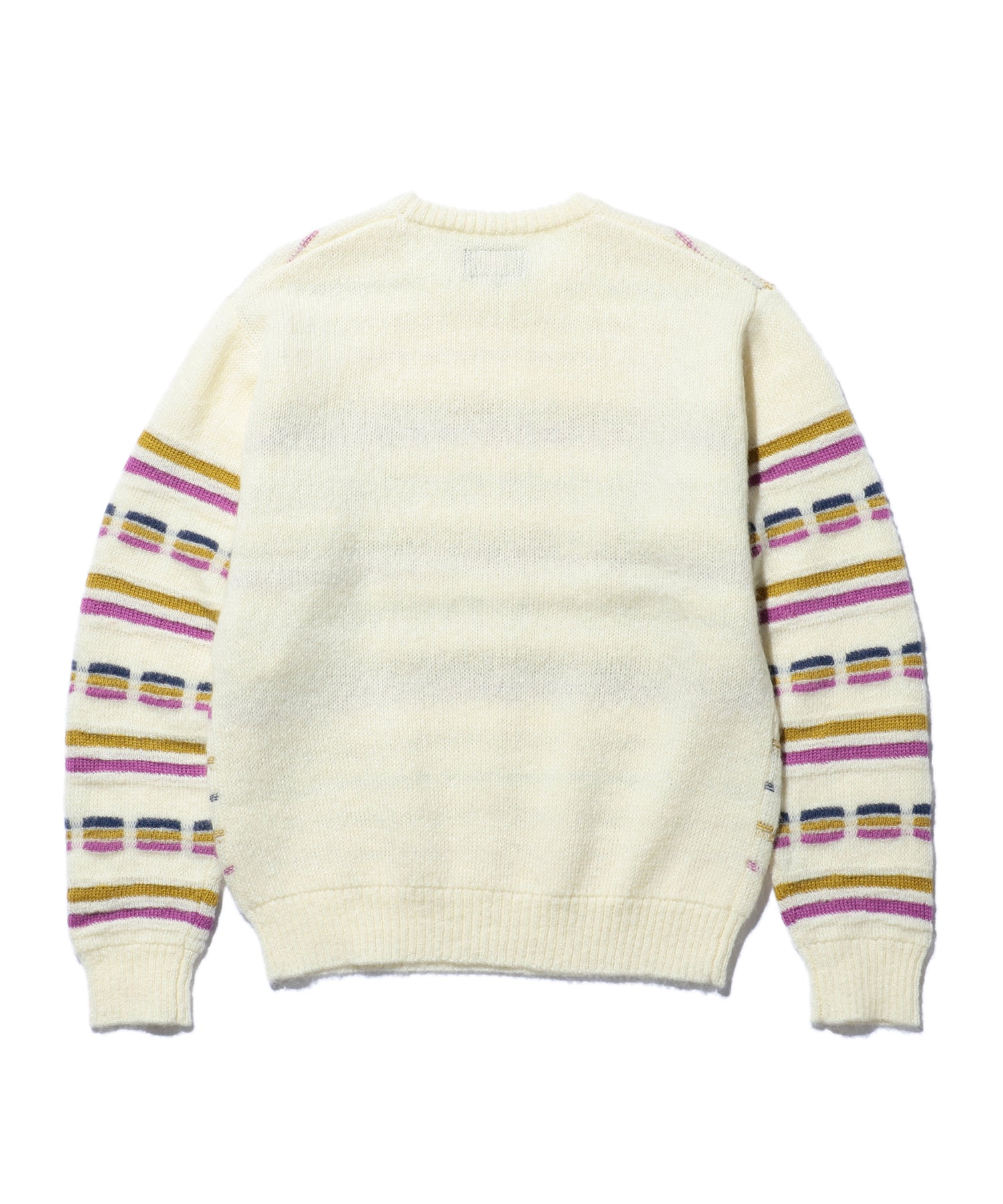 Jacquard Stripe Crew