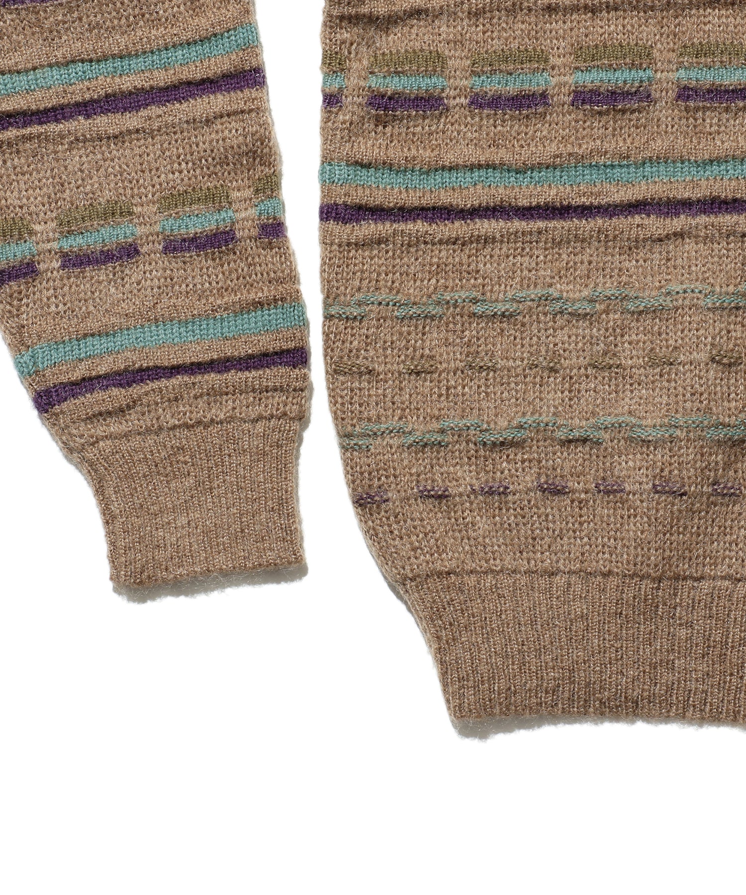 Jacquard Stripe Crew