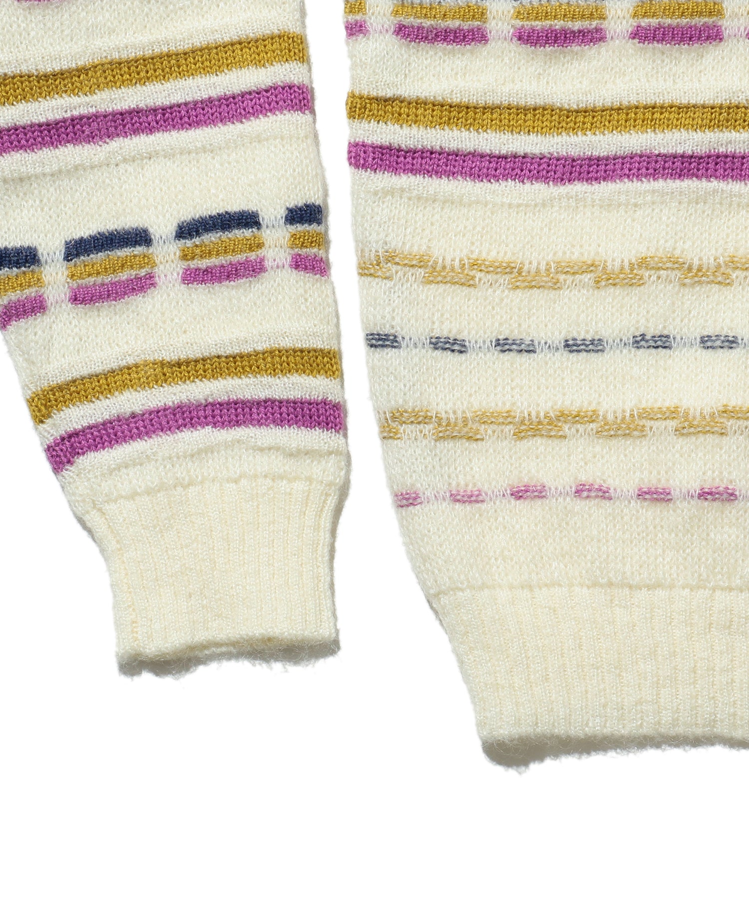 Jacquard Stripe Crew