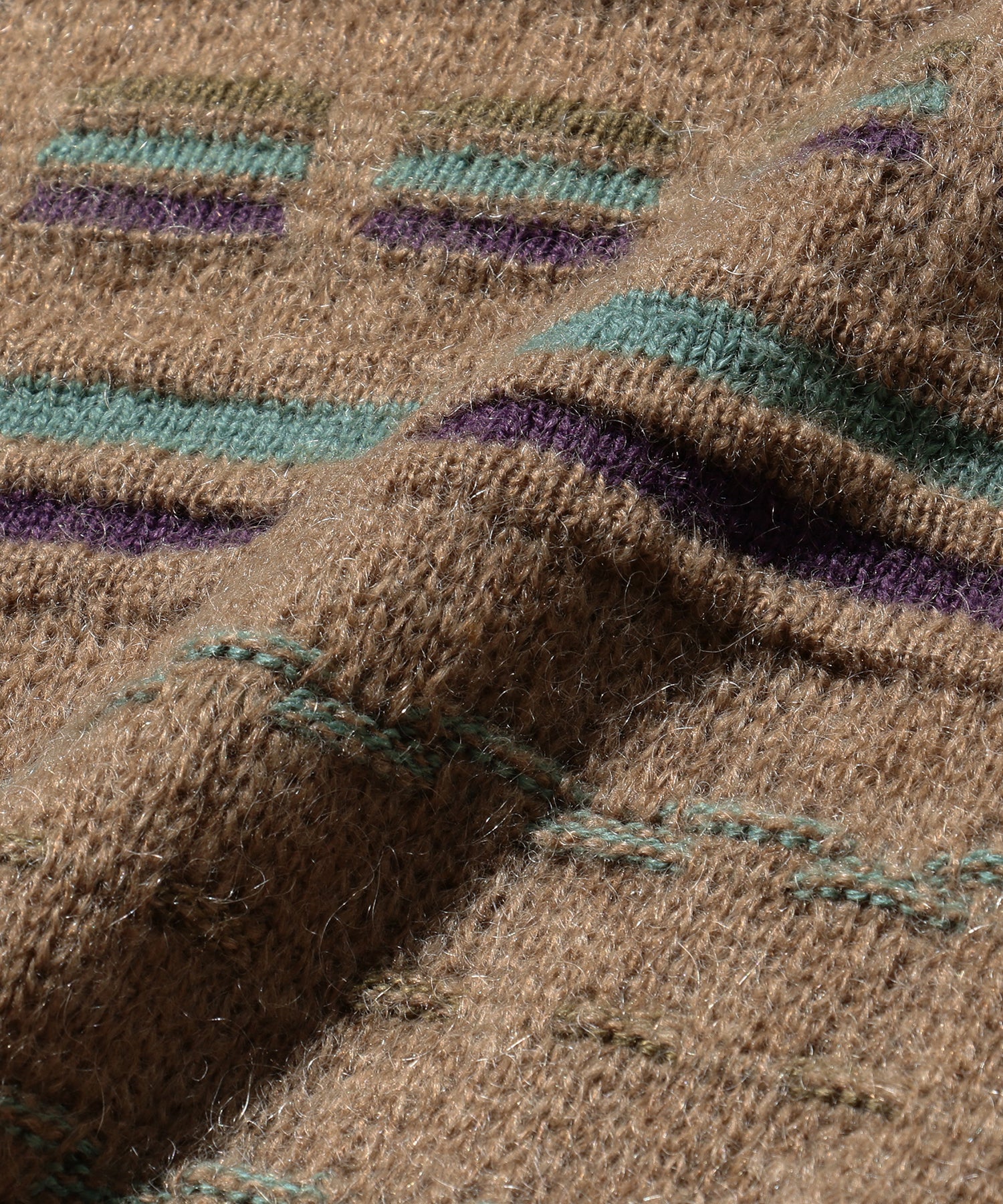 Jacquard Stripe Crew