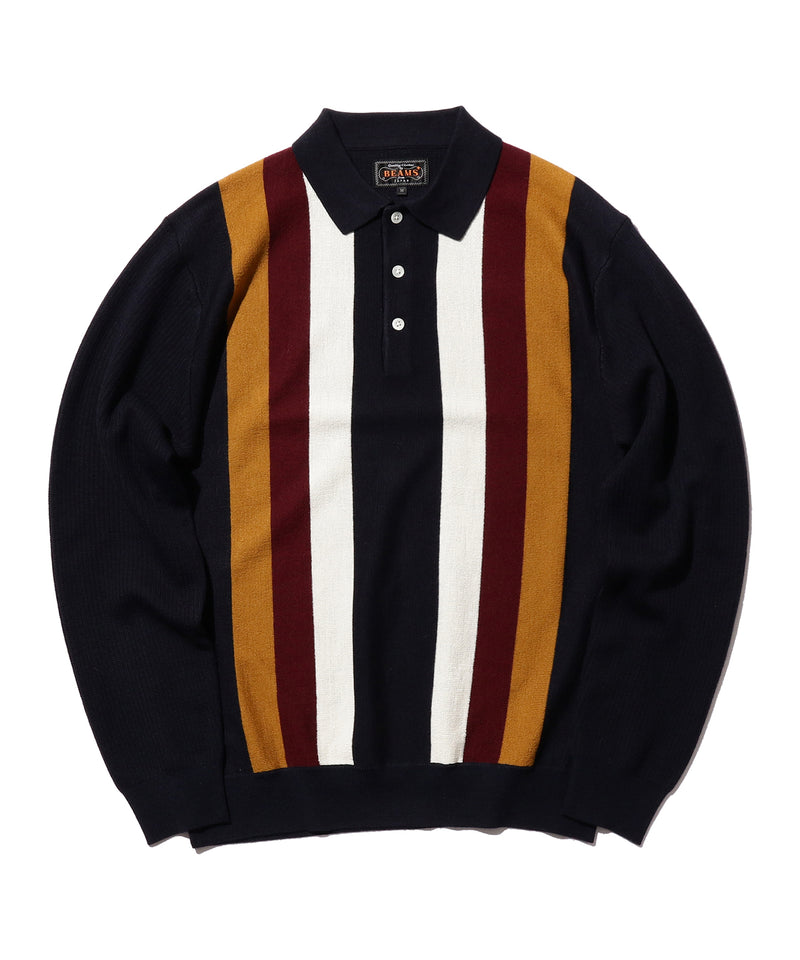 Knit Polo Stripe