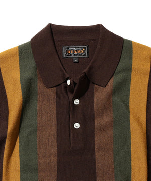  Knit Polo Stripe 