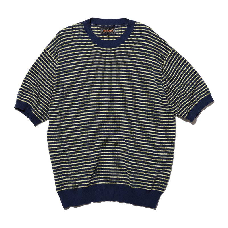 Dot Pattern Jacquard Knit Tee