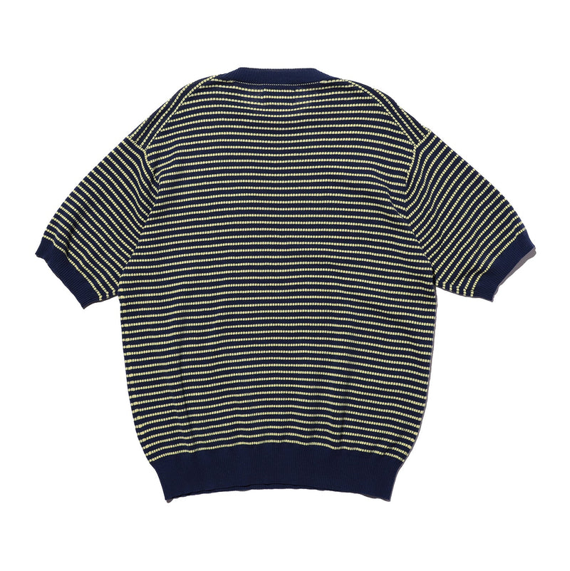 Dot Pattern Jacquard Knit Tee