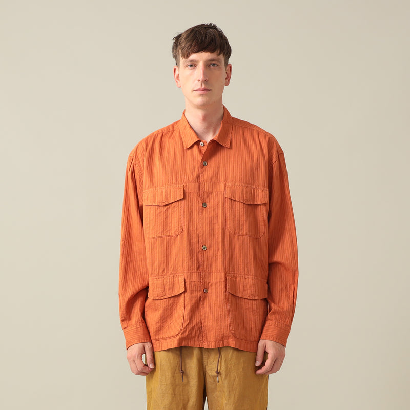 Mel Long Sleeve Leno Weave Shirt
