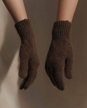  Merino Wool Ribbed Gloves 