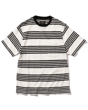  Nep Stripe Pocket Tee 