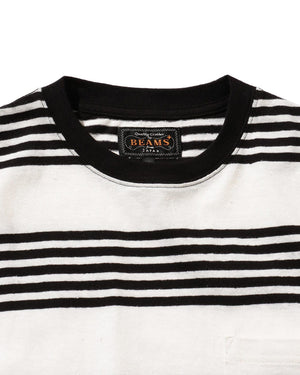  Nep Stripe Pocket Tee 