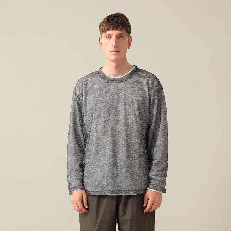 Nick Printed Mesh Crew