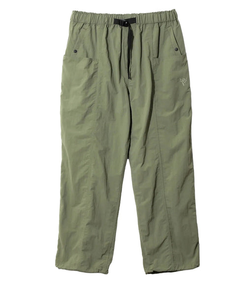 Nylon Ripstop Belted Center Seam Pant
