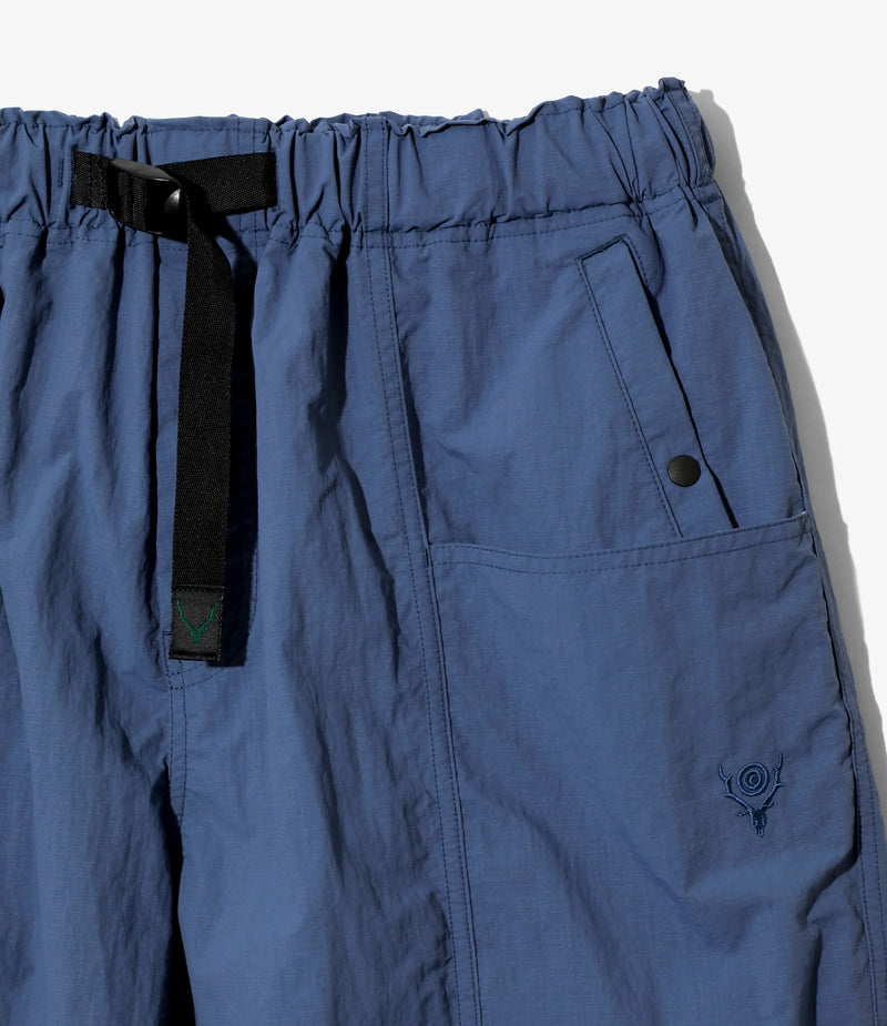 Nylon Ripstop Belted Center Seam Short
