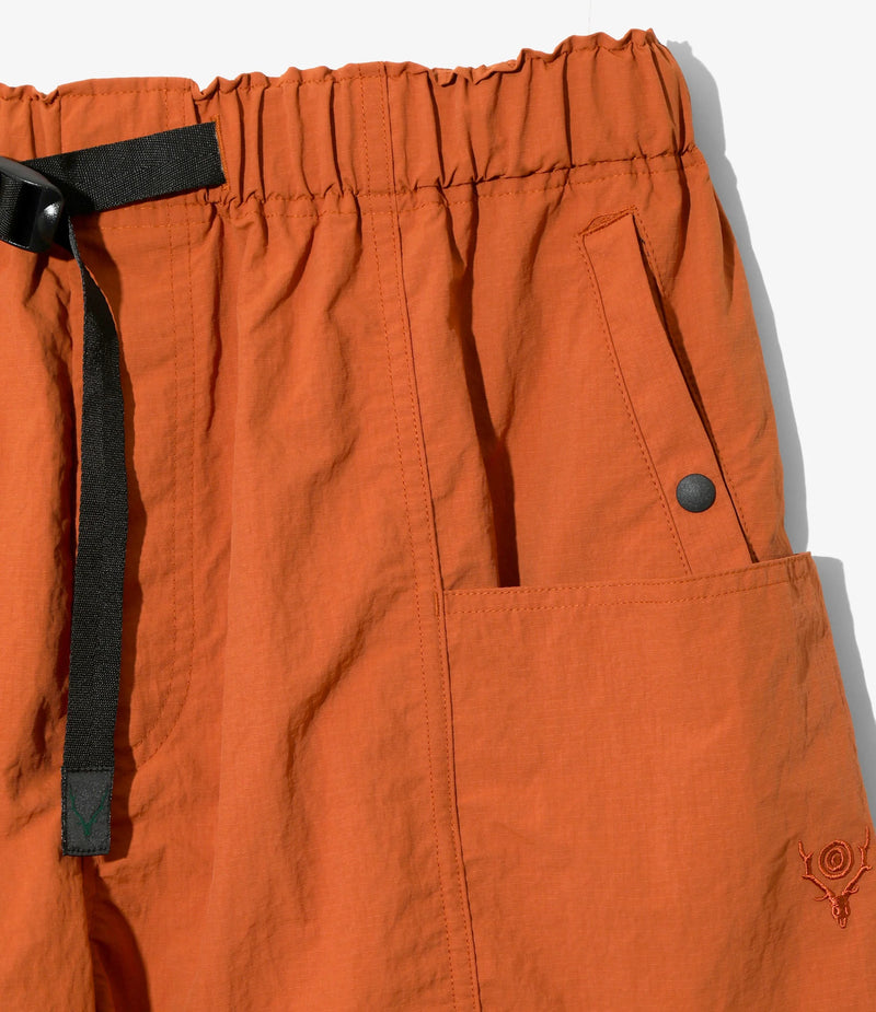 Nylon Ripstop Belted Center Seam Short
