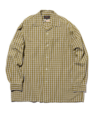 Open Collar 80/2 Madras Shirt