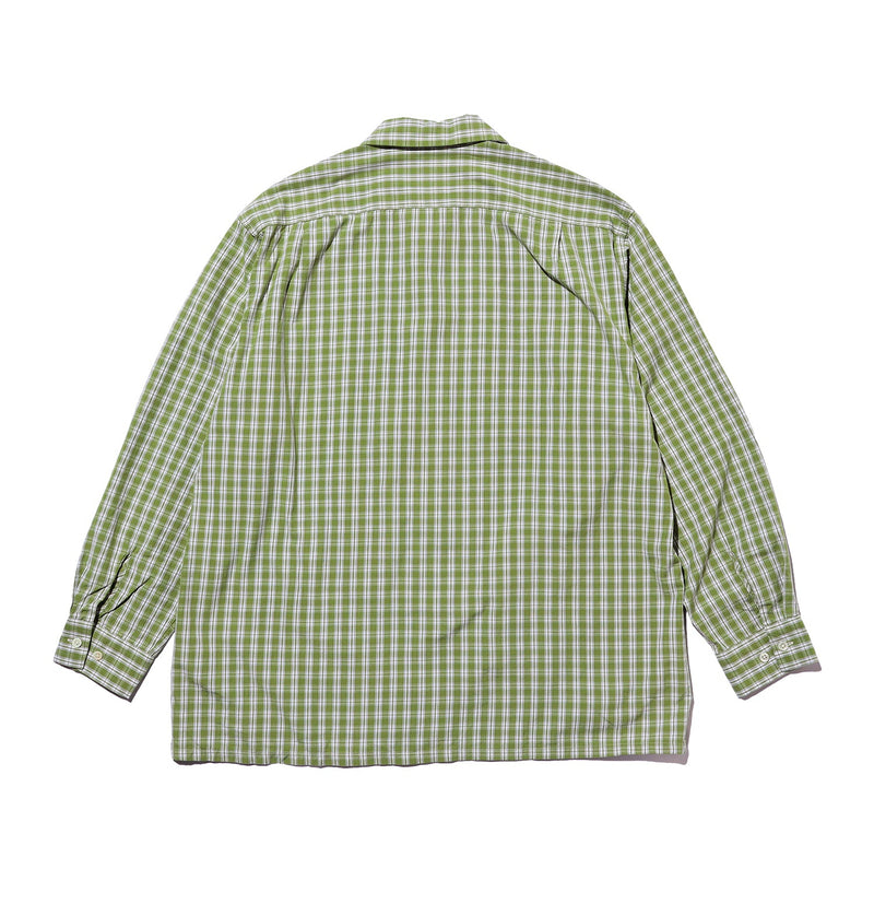 Open Collar 80/2 Madras Shirt
