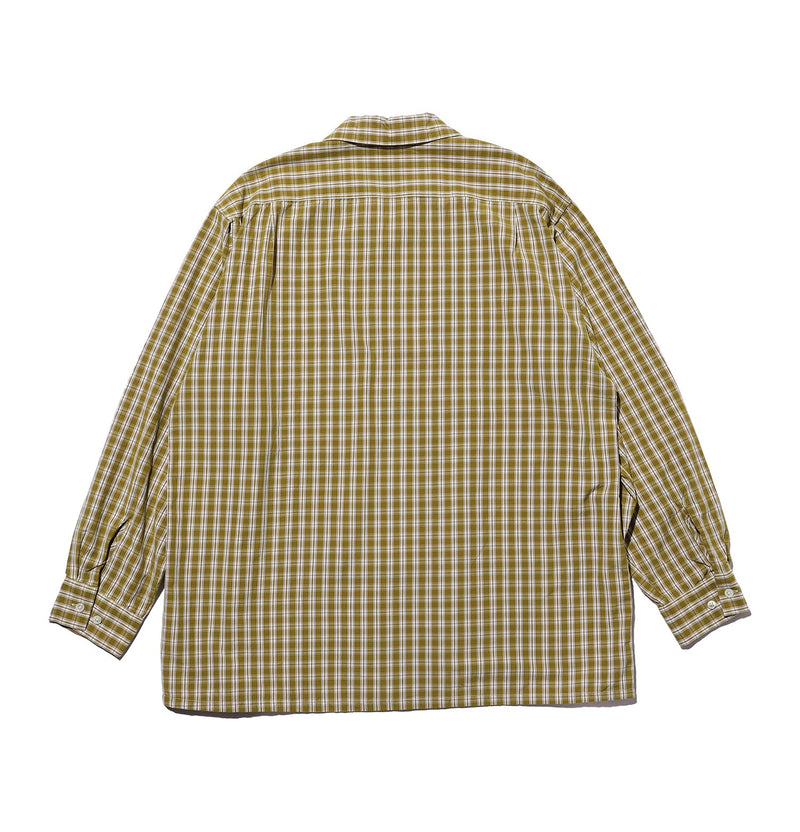 Open Collar 80/2 Madras Shirt