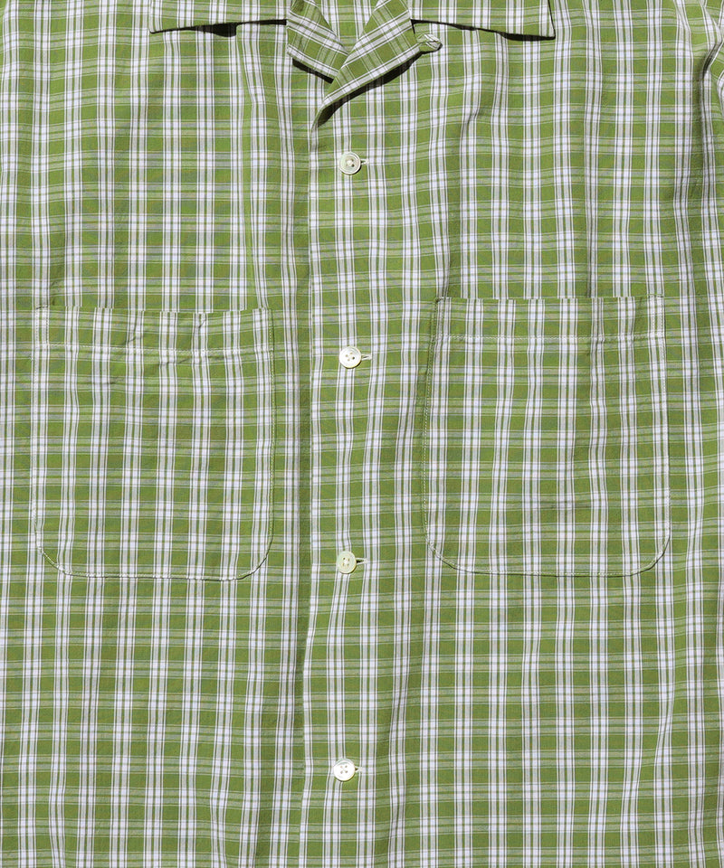 Open Collar 80/2 Madras Shirt