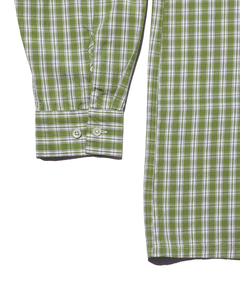 Open Collar 80/2 Madras Shirt