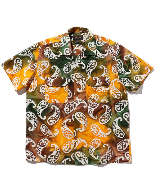 Open Collar Short Sleeve Shirt