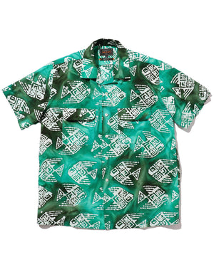  Open Collar Short Sleeve Shirt 