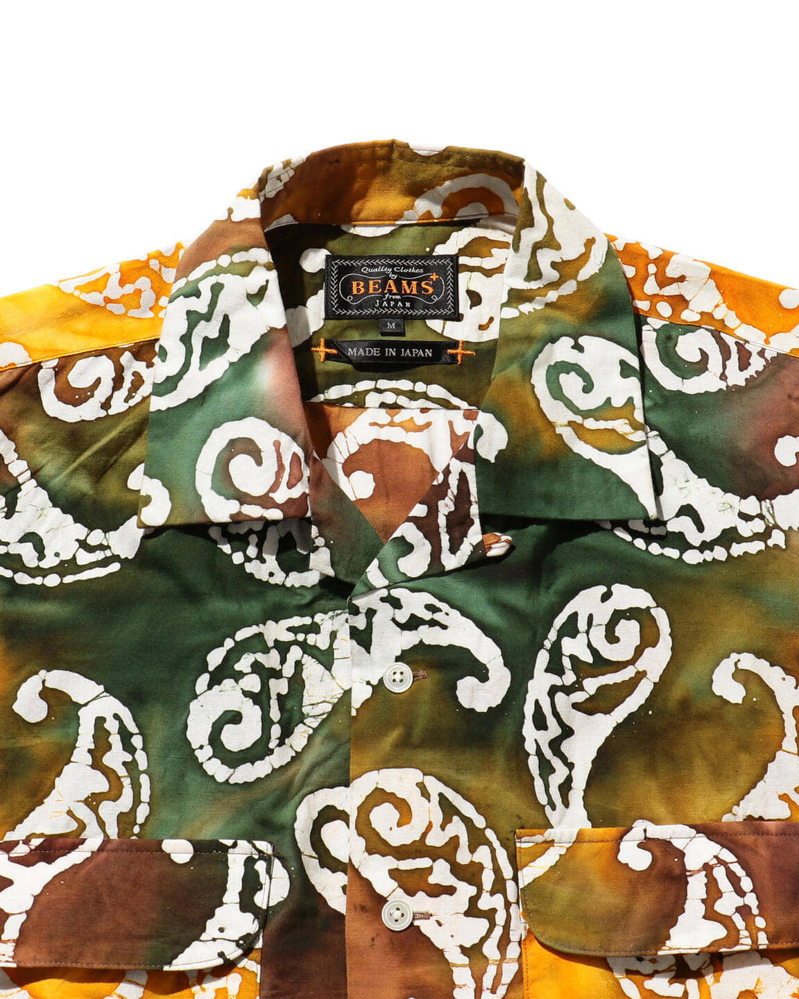 Open Collar Short Sleeve Shirt