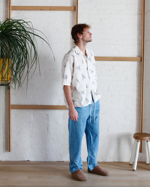  Open Collar Wind Shirt 