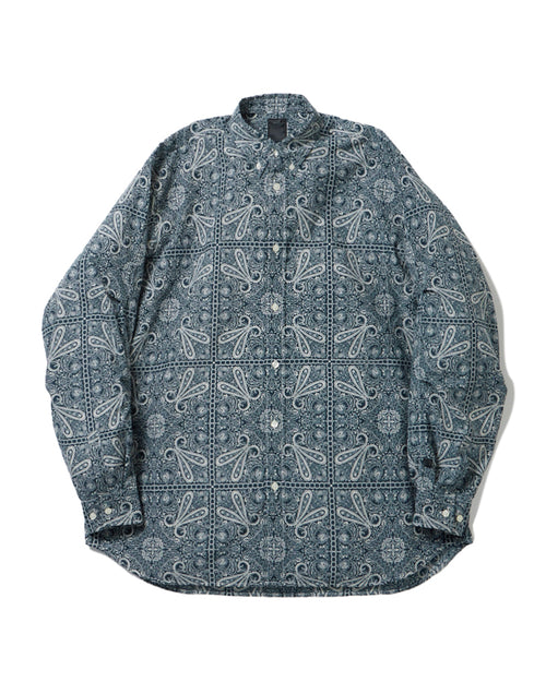 Paisley Tech Button Down