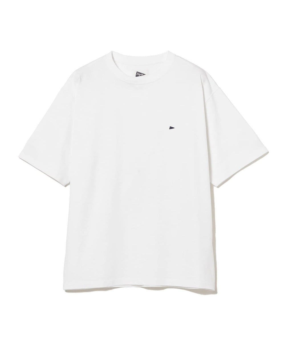 Pilgrim Surf + Supply Minimalist Embroidered Tee in White main image 1