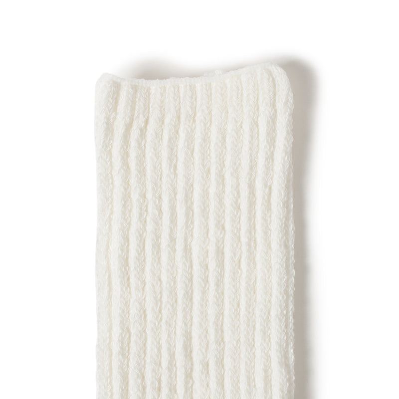 Ribbed Crew Socks