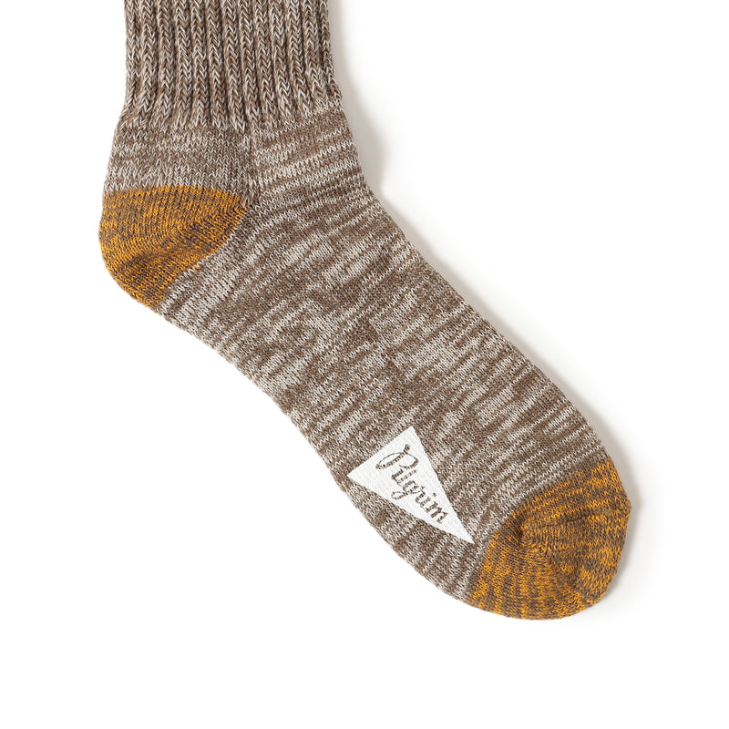 Ribbed Crew Socks