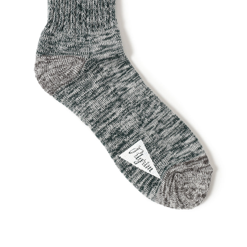 Ribbed Crew Socks