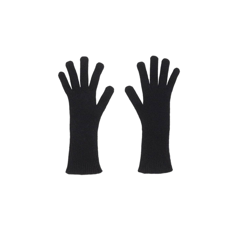 Recycled Cashmere Ribbed Gloves