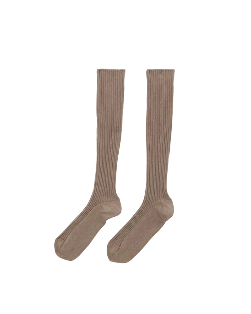 Rib Knee Socks