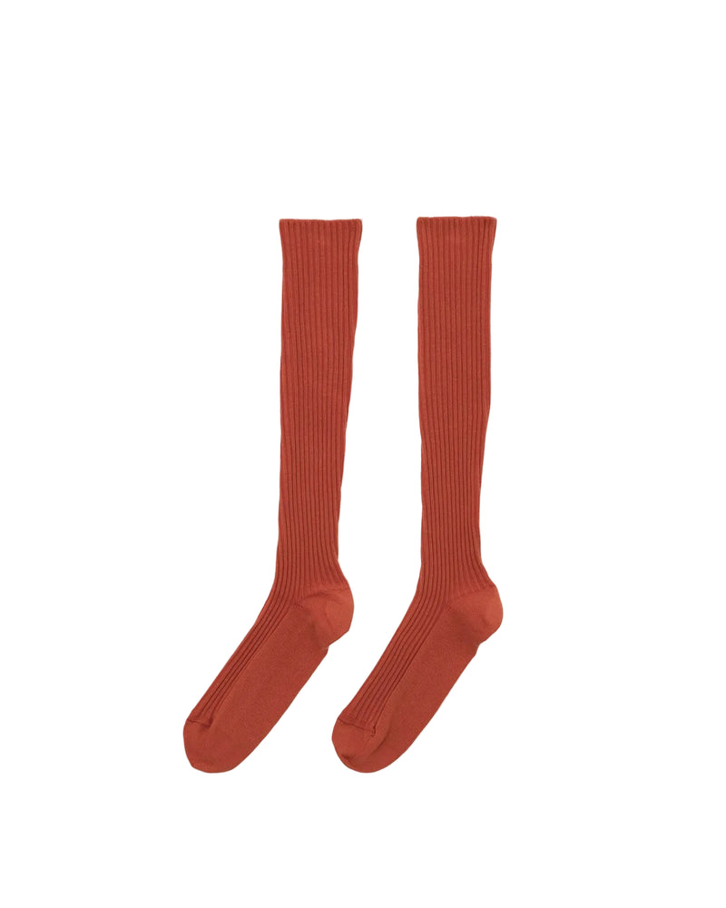 Rib Knee Socks