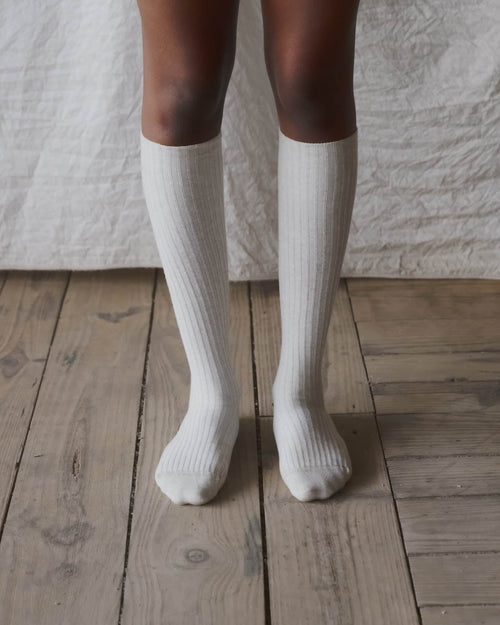 Rib Knee Socks