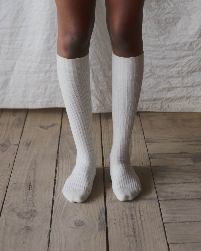 Rib Knee Socks