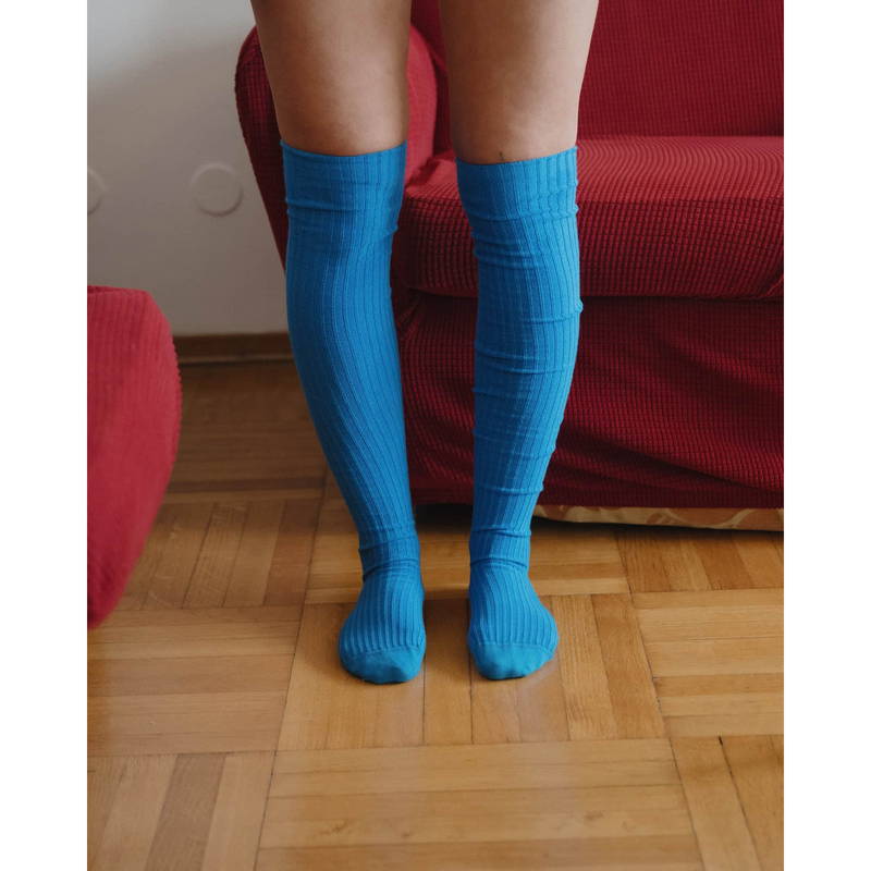 Rib Overknee Socks