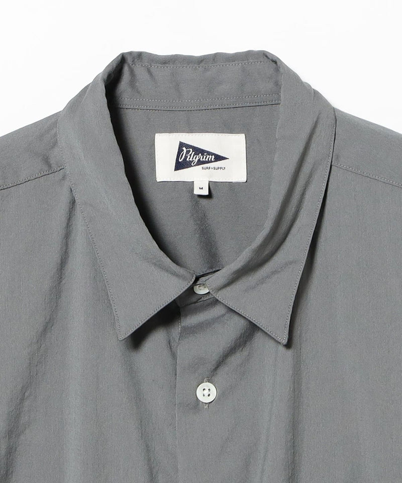 Serra Short Sleeve Tropical Wool Shirt
