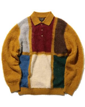  Shaggy Knit Polo 