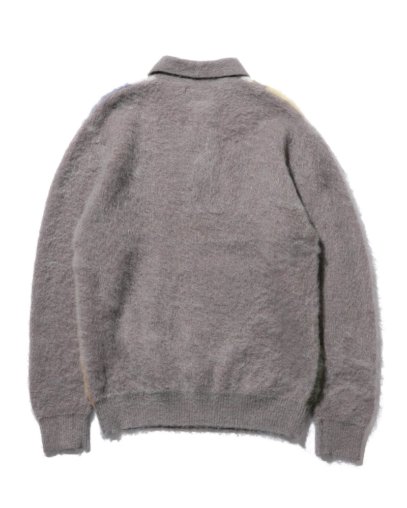 Shaggy Knit Polo